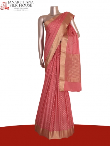 Pure Jacquard Butta Crepe Silk Saree